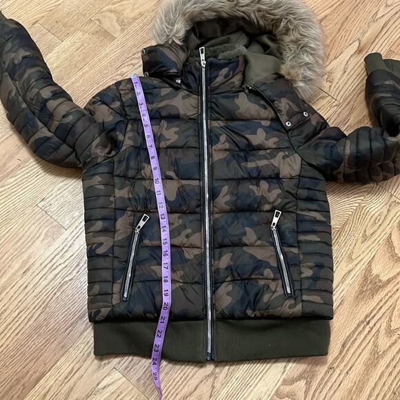 SNOBBISH CAMOUFLAGE COAT JACKET SIZE M - Picture 8 of 11